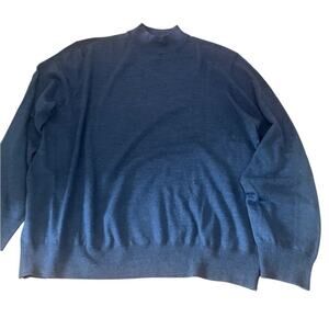 Club Room 100% Merino wool mock neck long sleeve sweater, size.XL